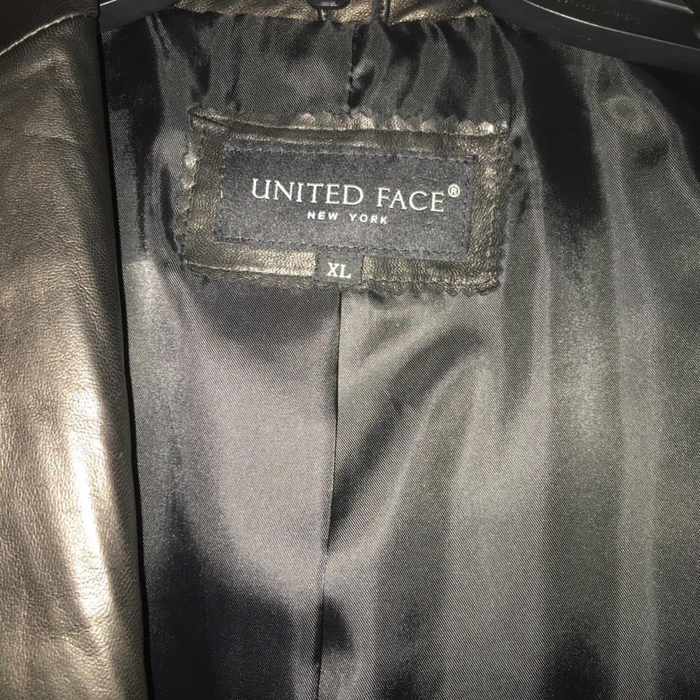 XL black leather jacket - Picture 7 of 7